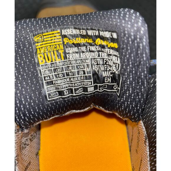 Keen Men's Braddock Waterproof Work Boots Steel Toe - Men's Size 11 - Picture 2 of 2